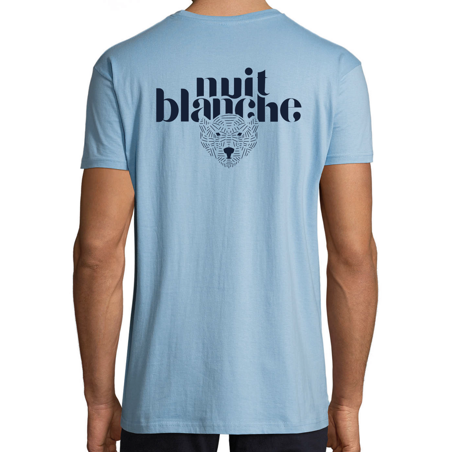 Tee-shirt Nuit Blanche Bleu Ciel